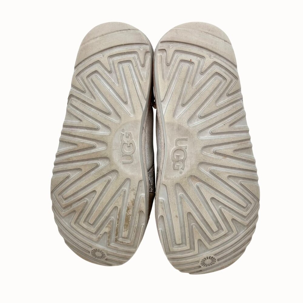 Ugg Silver Metallic Glitter Patchwork Short Boots… - image 5